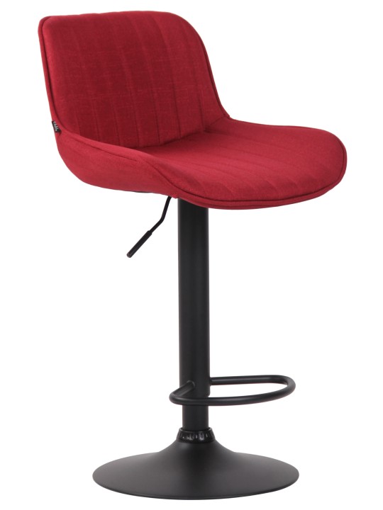 Barová stolička Lentini látka, červená