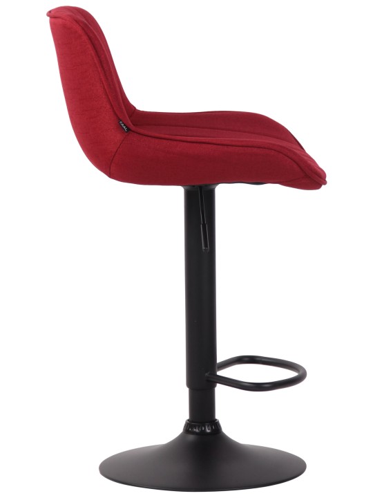 Barová stolička Lentini látka, červená