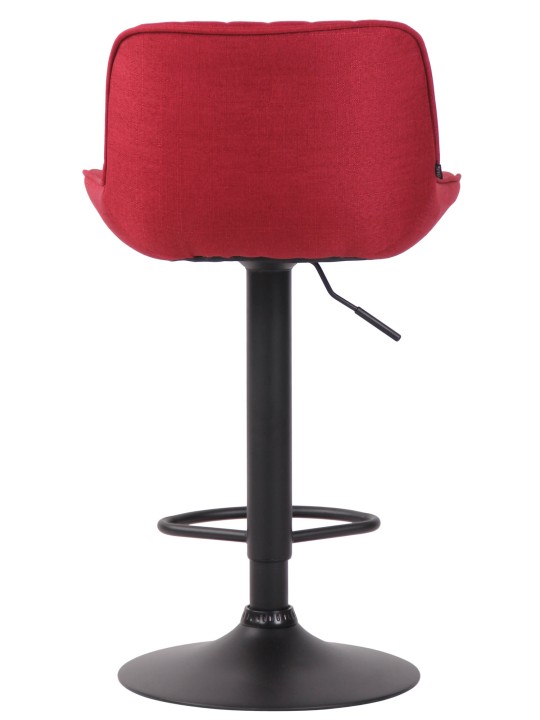 Barová stolička Lentini látka, červená
