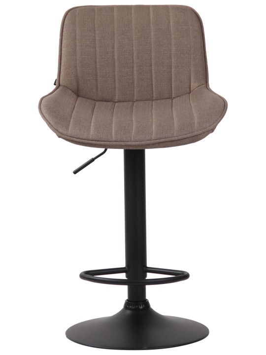 Barová stolička Lentini látka, šedohnedá
