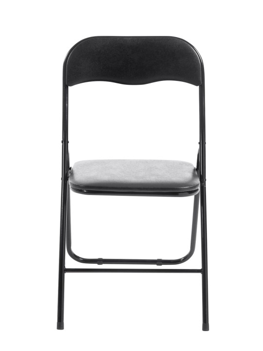 Skladacia stolička Felix, čierna/čierna