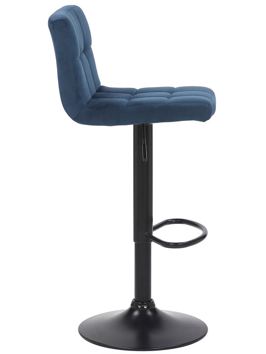 Sada 2 barových stoličiek Feni velvet, modrá