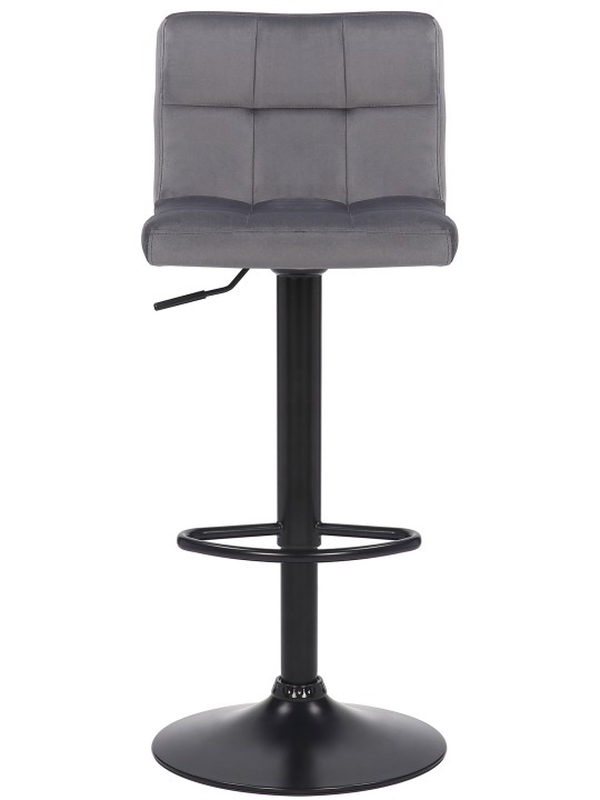 Sada 2 barových stoličiek Feni velvet, sivá
