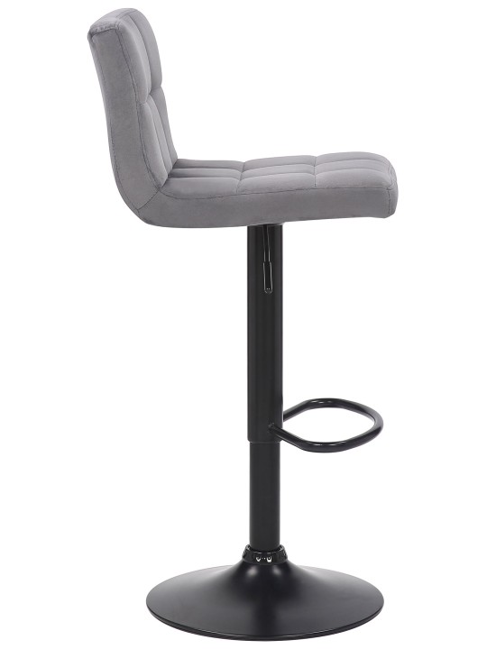 Sada 2 barových stoličiek Feni velvet, sivá