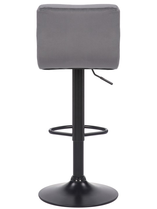 Sada 2 barových stoličiek Feni velvet, sivá