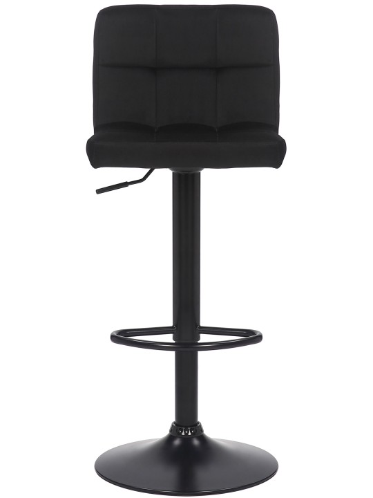 Sada 2 barových stoličiek Feni velvet, čierna