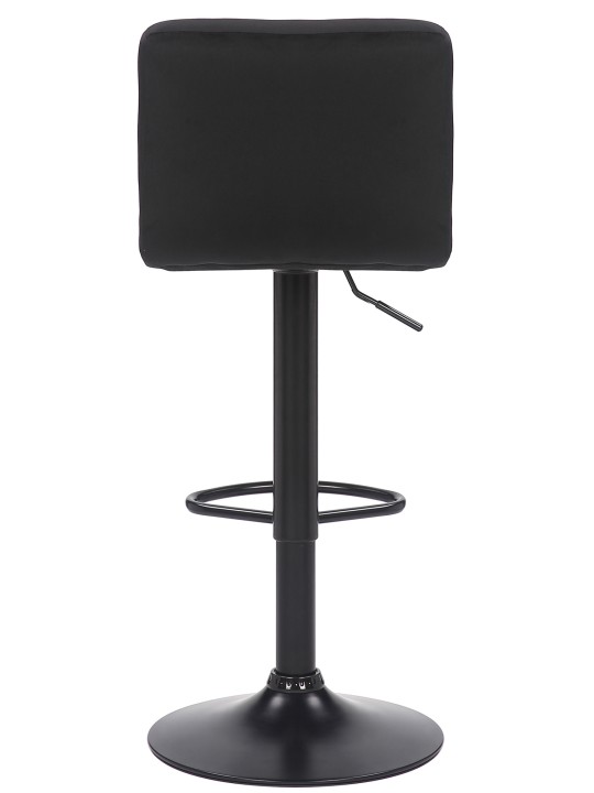Sada 2 barových stoličiek Feni velvet, čierna