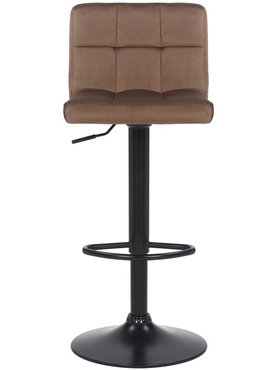 Sada 2 barových stoličiek Feni velvet, hnedá