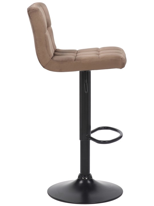 Sada 2 barových stoličiek Feni velvet, hnedá