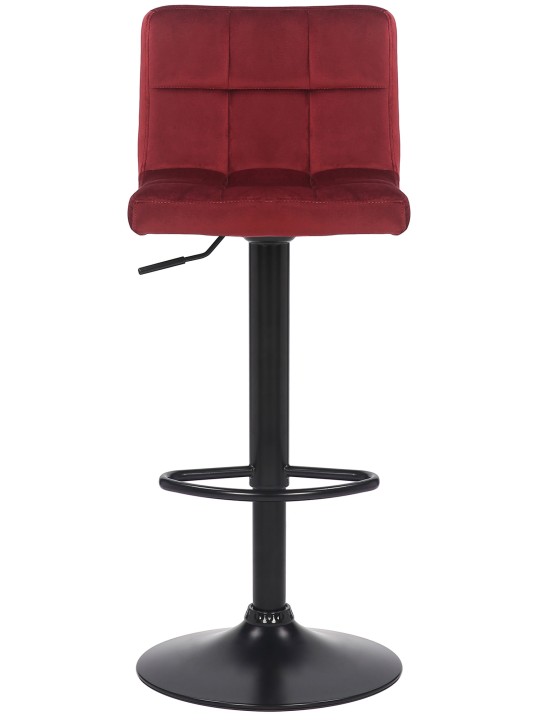 Sada 2 barových stoličiek Feni velvet, červená