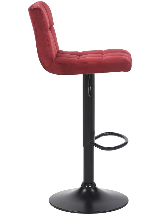Sada 2 barových stoličiek Feni velvet, červená