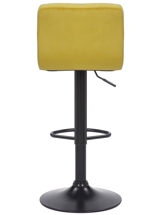 Sada 2 barových stoličiek Feni velvet, žltá