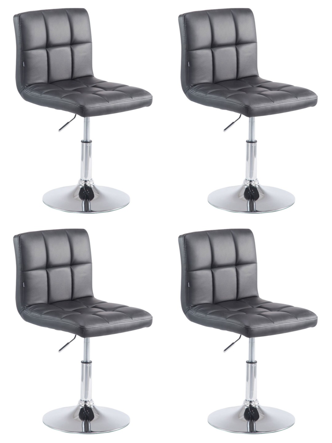 Sada 4 barových stoličiek Palma V2, čierna