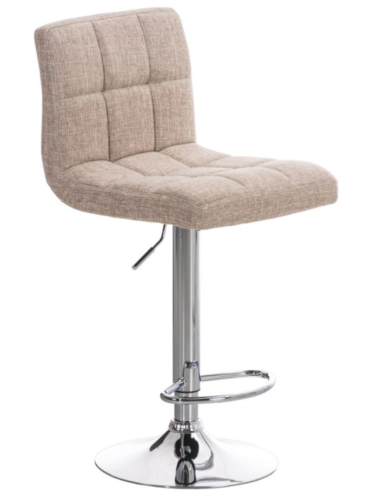 Sada 2 barových stoličiek Peru FABRIC C, krémová