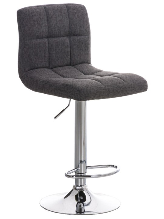 Sada 2 barových stoličiek Peru FABRIC C, svetlosivá