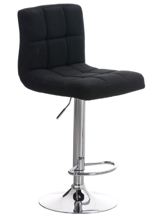 Sada 2 barových stoličiek Peru FABRIC C, čierna