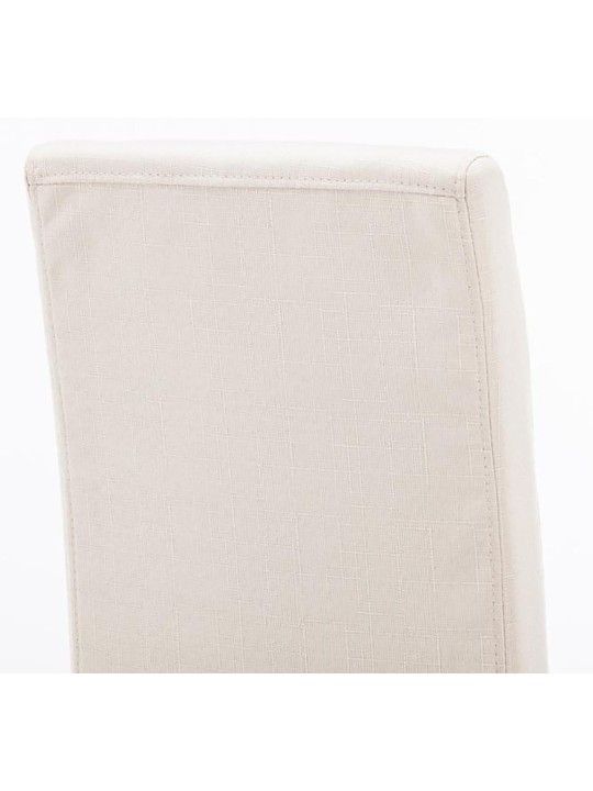 Jedálenská stolička Ina látkové cappuccino, krémová