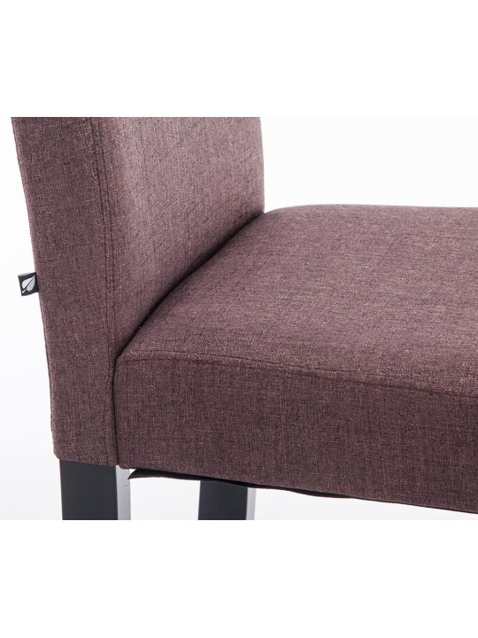 Jedálenská stolička Ina látka, hnedá