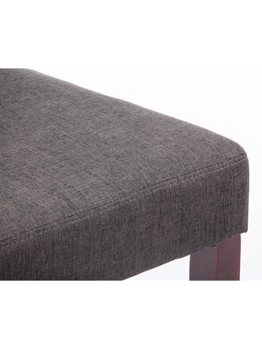 Jedálenská stolička Ina látkové cappuccino, tmavosivá