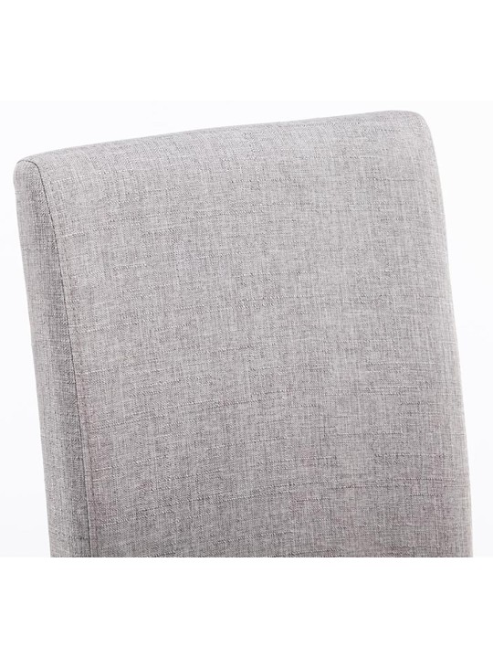 Jedálenská stolička Ina látkové cappuccino, svetlosivá