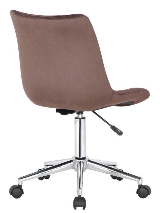 Kancelárske kreslo Medford velvet, hnedá