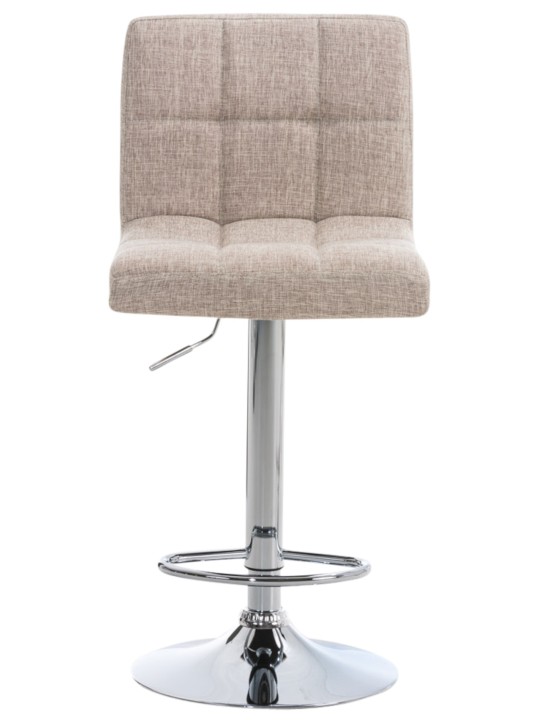 Sada 2 barových stoličiek Peru FABRIC C, krémová