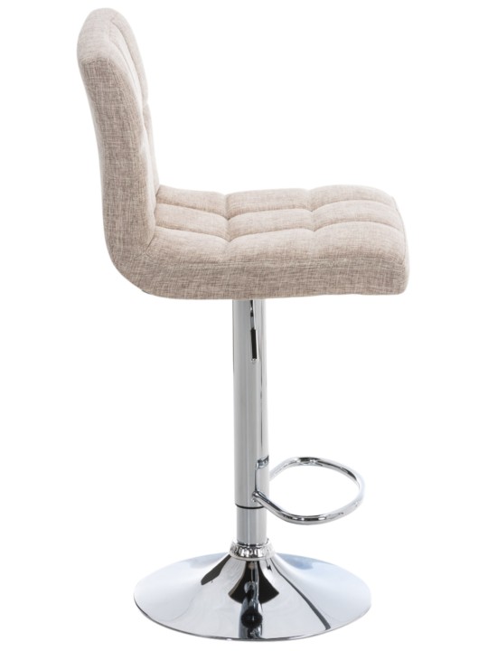 Sada 2 barových stoličiek Peru FABRIC C, krémová
