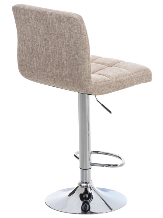 Sada 2 barových stoličiek Peru FABRIC C, krémová