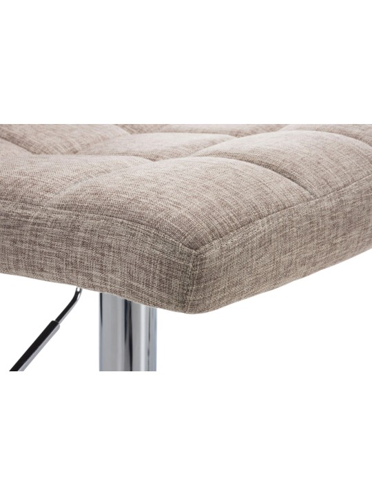 Sada 2 barových stoličiek Peru FABRIC C, krémová