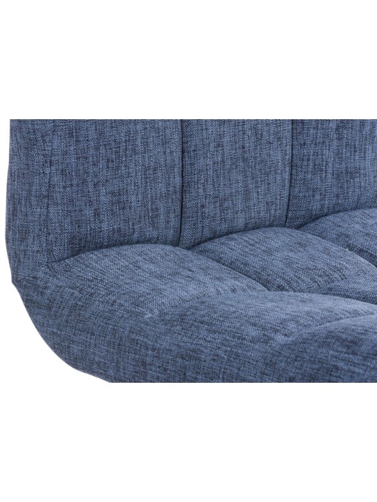 Sada 2 barových stoličiek Peru FABRIC C, modrá