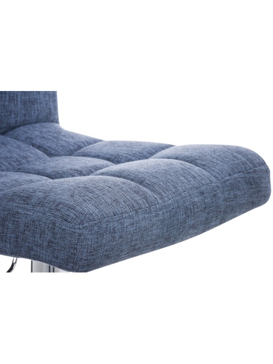 Sada 2 barových stoličiek Peru FABRIC C, modrá