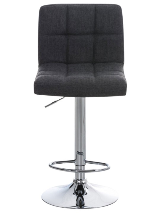 Sada 2 barových stoličiek Peru FABRIC C, tmavosivá