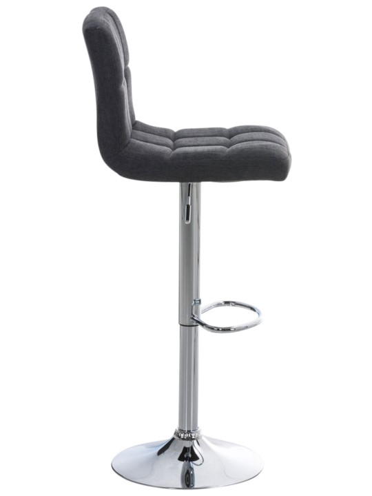 Sada 2 barových stoličiek Peru FABRIC C, tmavosivá