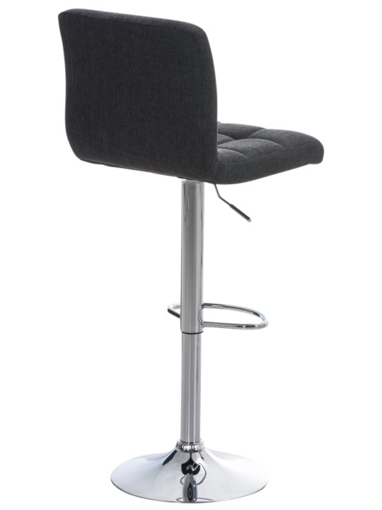 Sada 2 barových stoličiek Peru FABRIC C, tmavosivá