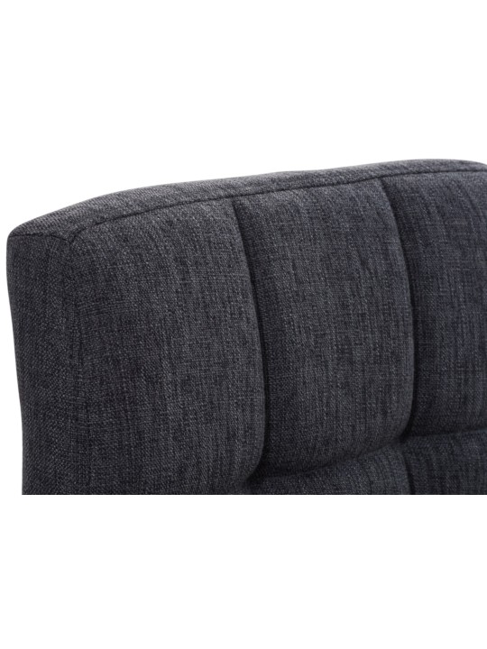 Sada 2 barových stoličiek Peru FABRIC C, tmavosivá