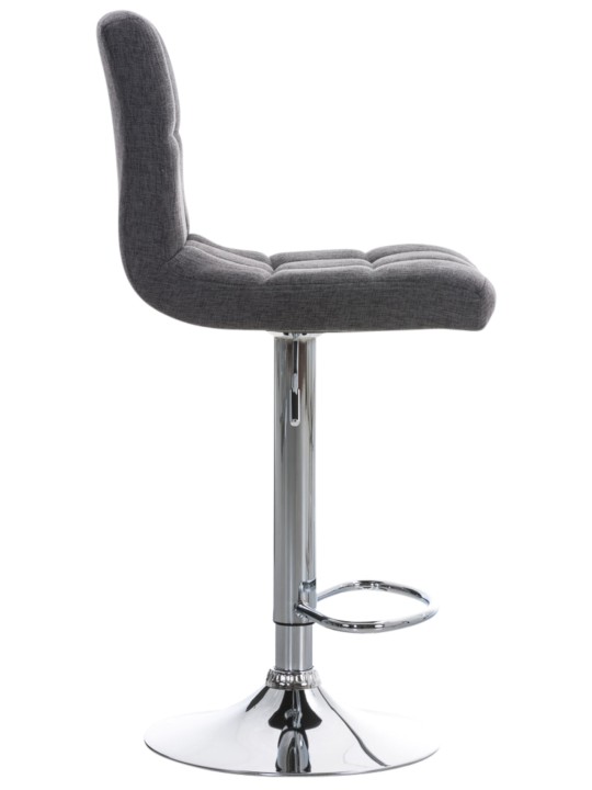 Sada 2 barových stoličiek Peru FABRIC C, svetlosivá
