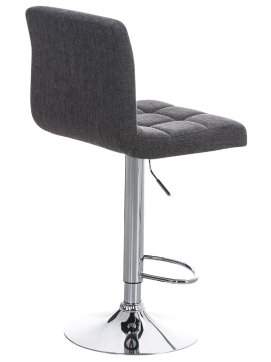 Sada 2 barových stoličiek Peru FABRIC C, svetlosivá