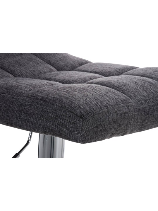 Sada 2 barových stoličiek Peru FABRIC C, svetlosivá