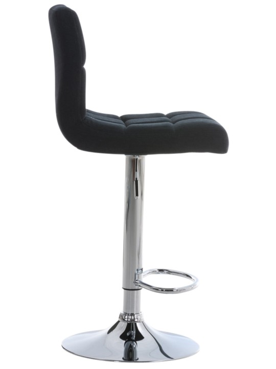 Sada 2 barových stoličiek Peru FABRIC C, čierna