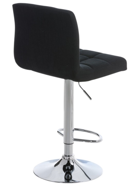 Sada 2 barových stoličiek Peru FABRIC C, čierna