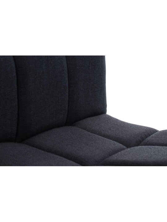 Sada 2 barových stoličiek Peru FABRIC C, čierna