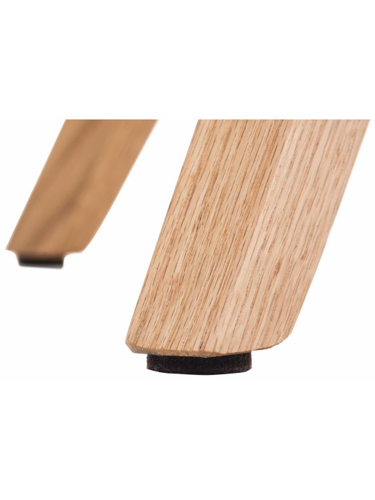 Stolička Pegleg látka Square natura, modrá