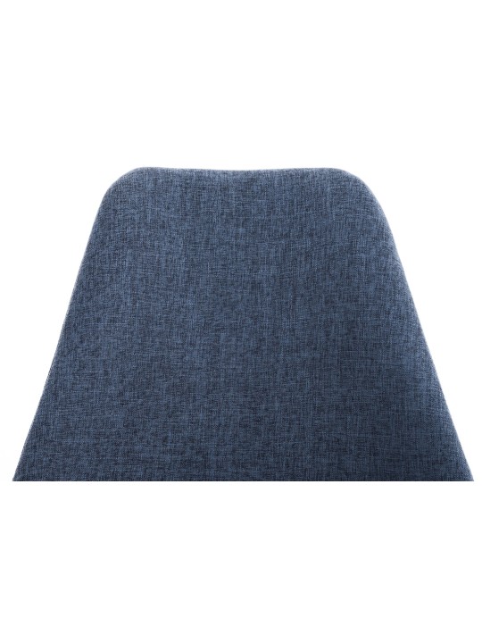 Stolička Pegleg Fabric Square, modrá