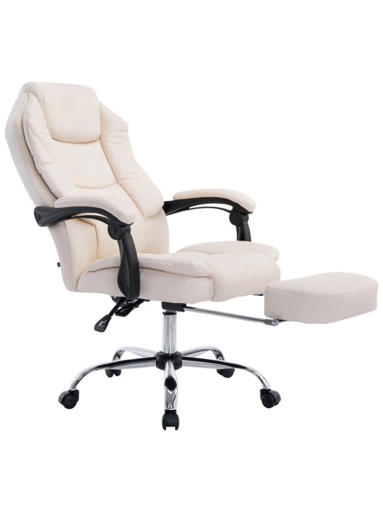 Kancelárska stolička Castle, krémová