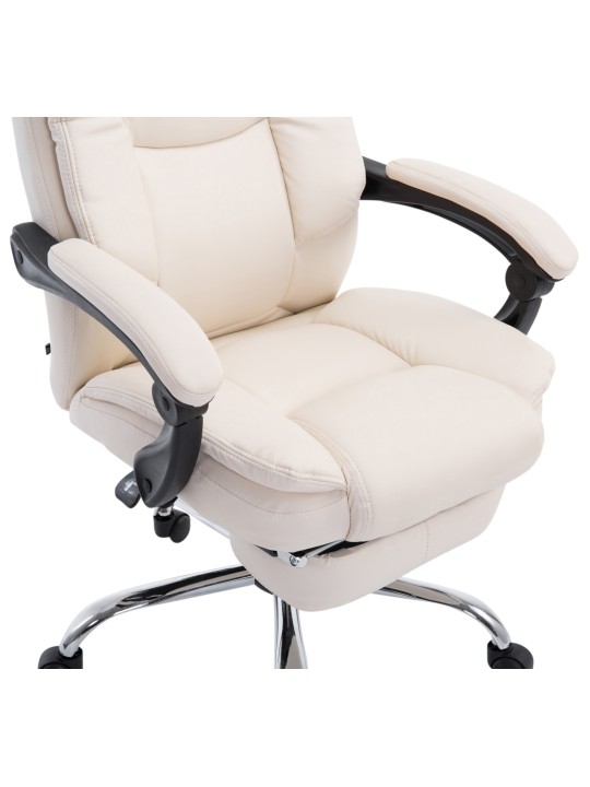 Kancelárska stolička Castle, krémová