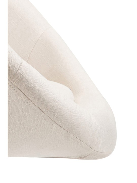 Barová stolička London V2 látka chróm, krémová