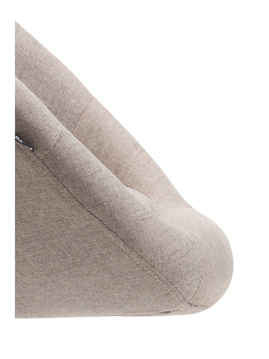 Barová stolička London V2 látka chróm, šedohnedá