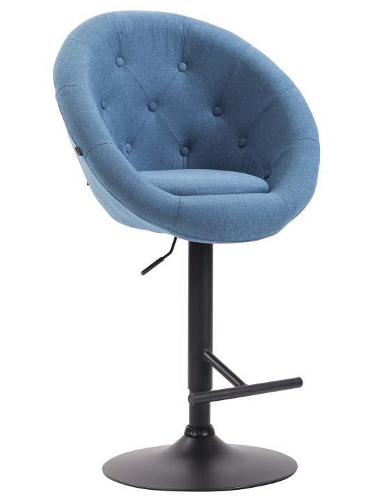 Barová stolička London V2 látka, modrá