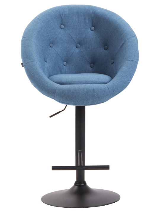 Barová stolička London V2 látka, modrá