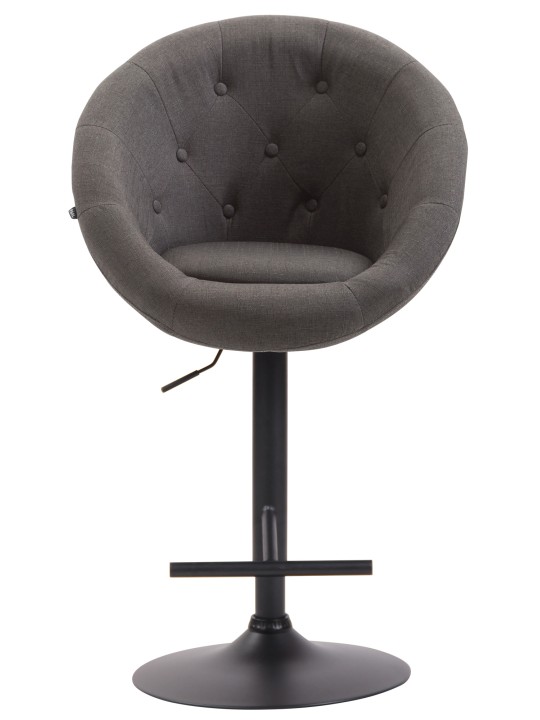 Barová stolička London V2 látka, tmavosivá